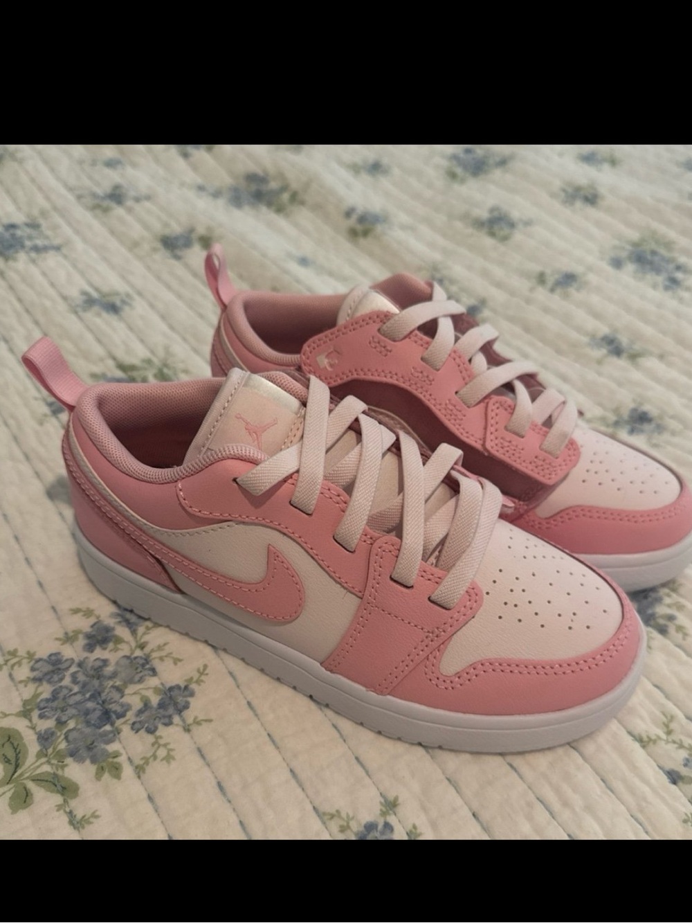 Jordan 1 Low Alt PS Medium Soft Pink White Pearl Pink Size 1Y